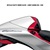 Hayabusa Single Seat Cowl, Metallic Matte Sword Silver & Candy Daring Red - B5M