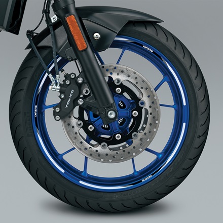 Rim Decals, White/Black picture