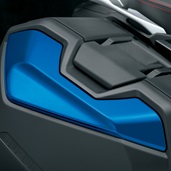 Side Case Garnish, Triton Blue (2024-2025)