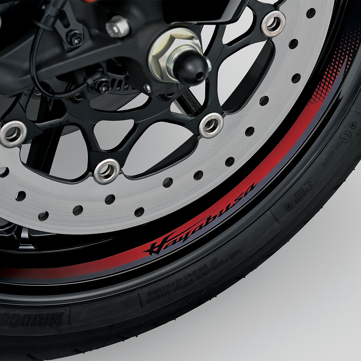 Wheel Decal, Red (2022-2025) | Suzuki Motor USA, LLC