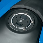 Fuel Cap Decal, Black Grain