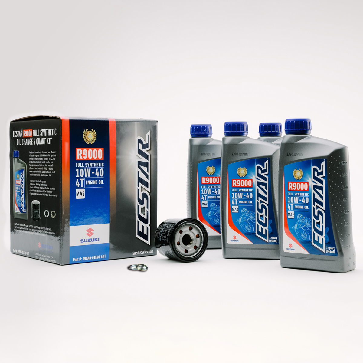 ECSTAR R9000 Full Synthetic Oil Change Kit (4 Quart) | Suzuki