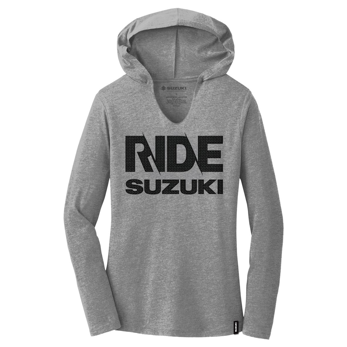 Wheel Spin Addict Suzuki American Flag Hoodie – 50% Cotton 50% Polyester, Unisex Pullover, USA Design