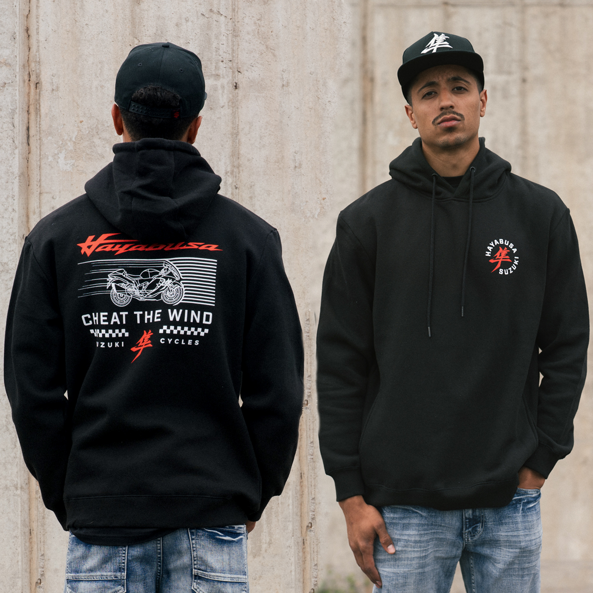 まき◡̈COGTHEBIGSMOKE|WIDE SWEAT HOODY XYXIONGMAO Men's Black Futuristic Techwear Cyberpunk