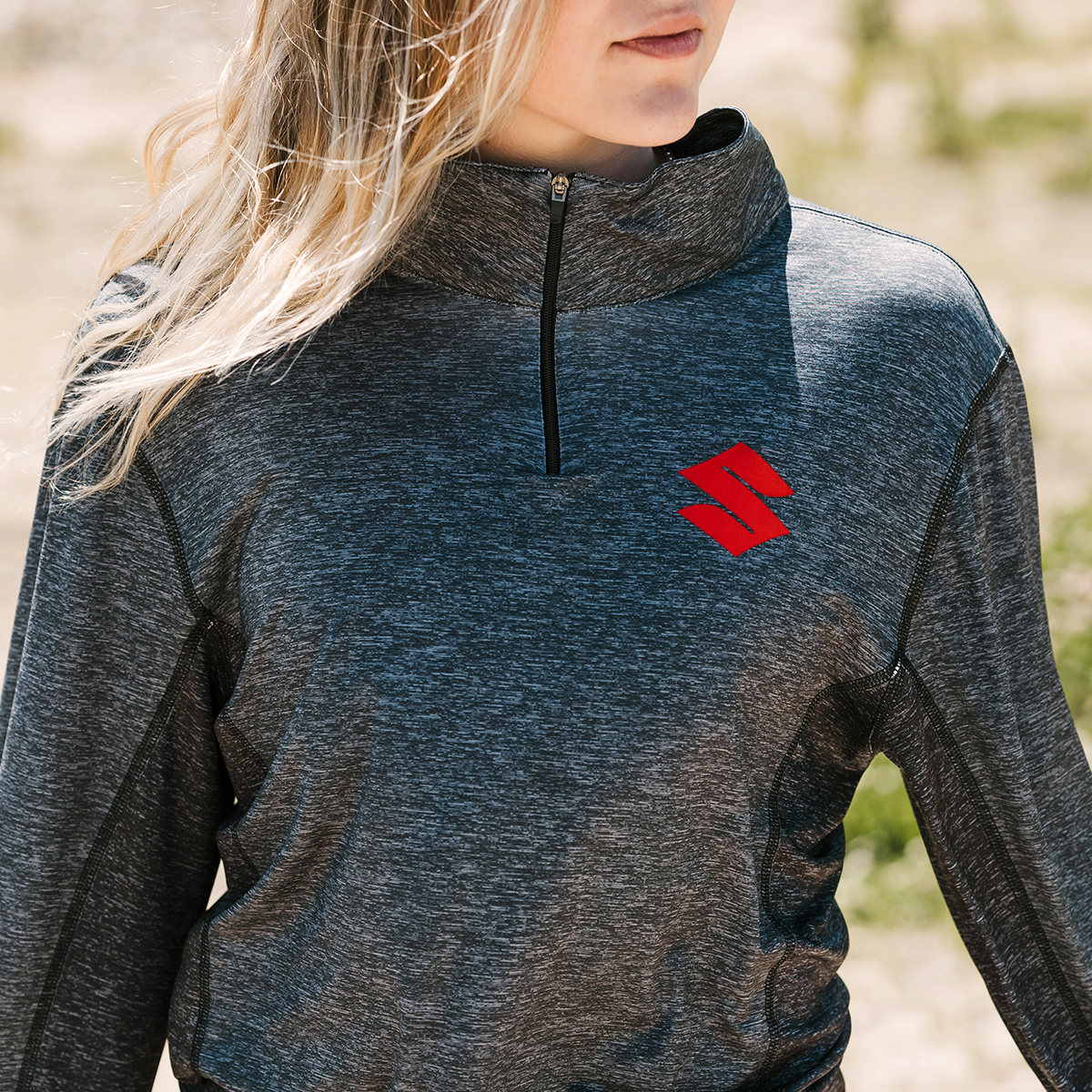 Suzuki Quarter Zip Performance Long Sleeve | Suzuki Motor USA, LLC