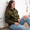 Suzuki Military Green Logo Hoodie