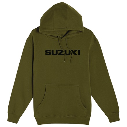 Suzuki Logo Hoodie, Military Green picture