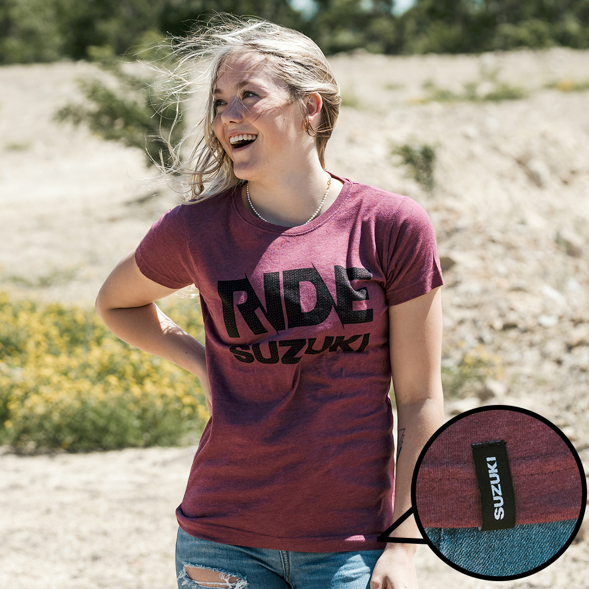 Ride Suzuki Women's T-Shirt | Suzuki Motor USA, LLC