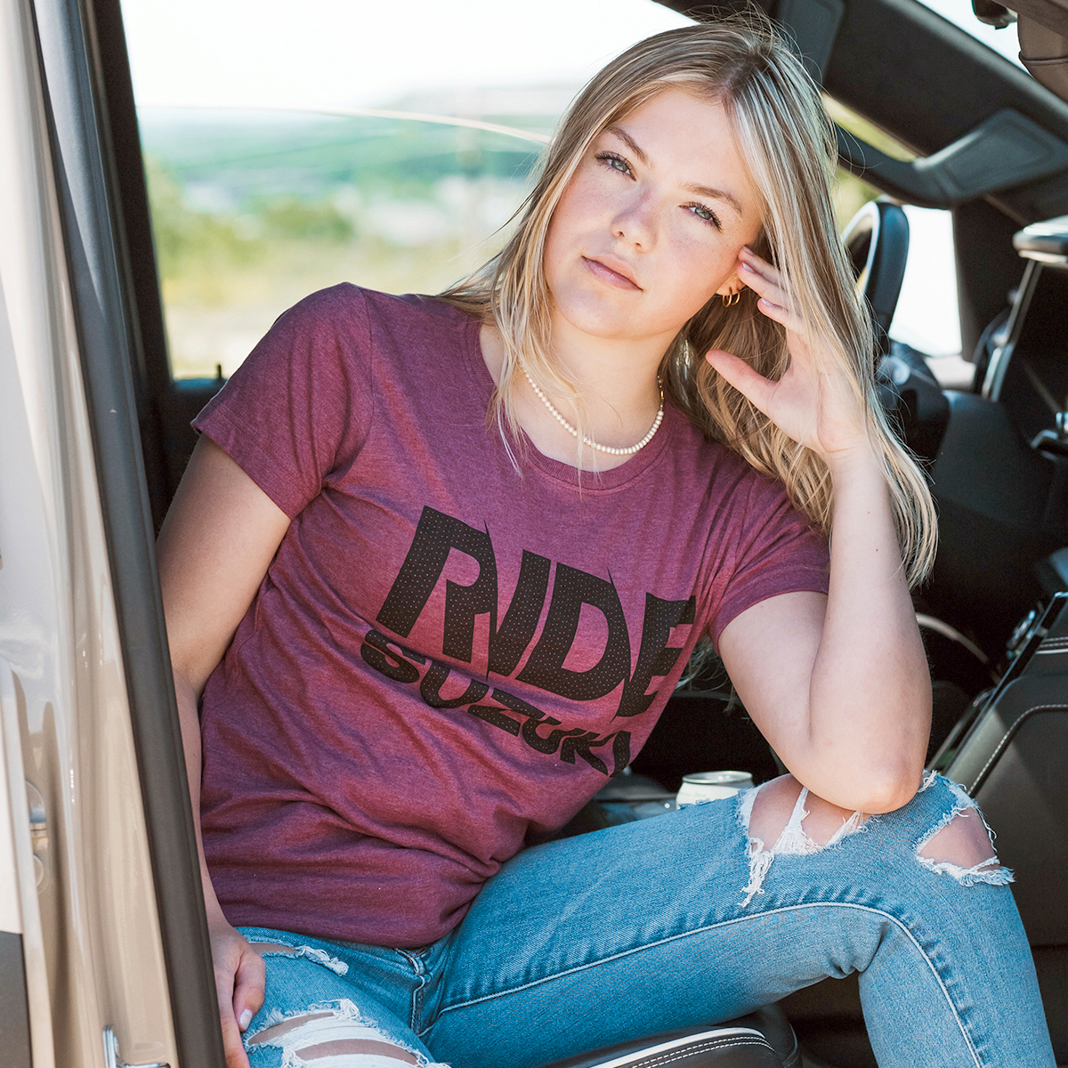 Ride Suzuki Women's T-Shirt | Suzuki Motor USA, LLC