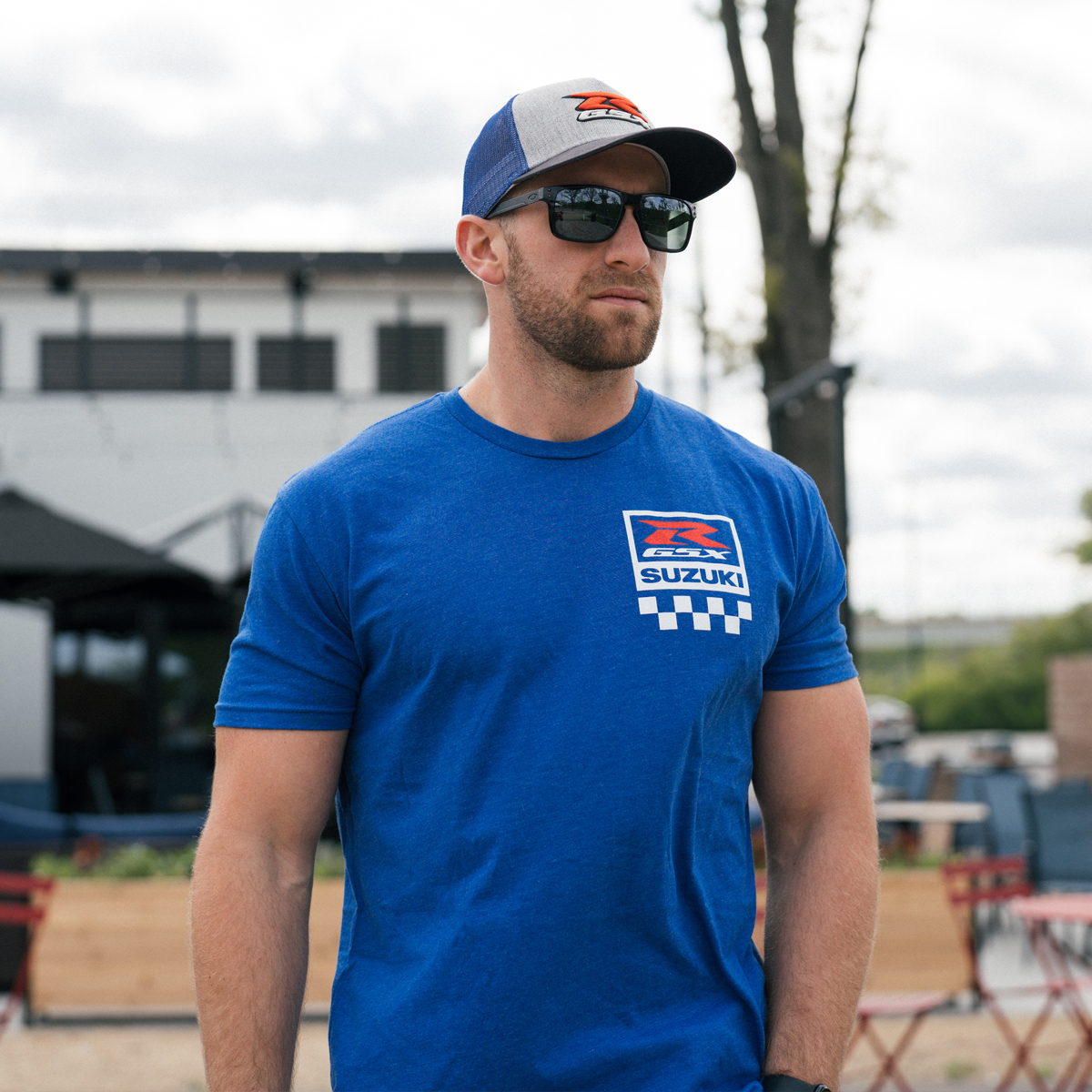 GSX-R Retro Royal T-Shirt | Suzuki Motor USA, LLC