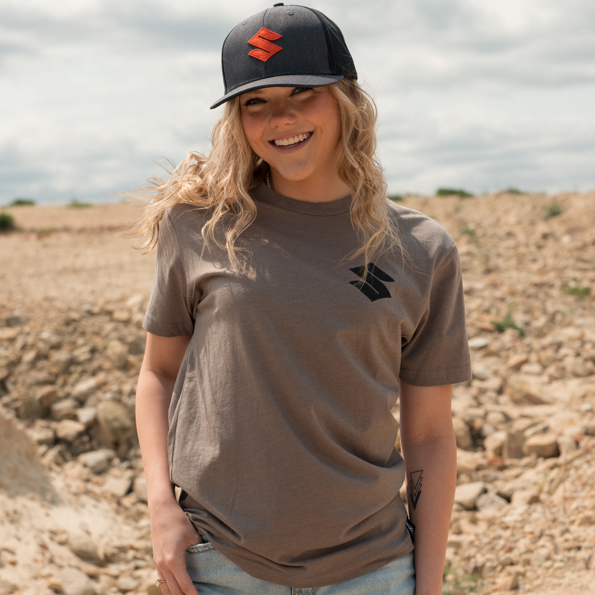gasp サーマルシャツ　ブラック　S Gasoline & White Knuckles T-Shirt | Suzuki Motor USA, LLC