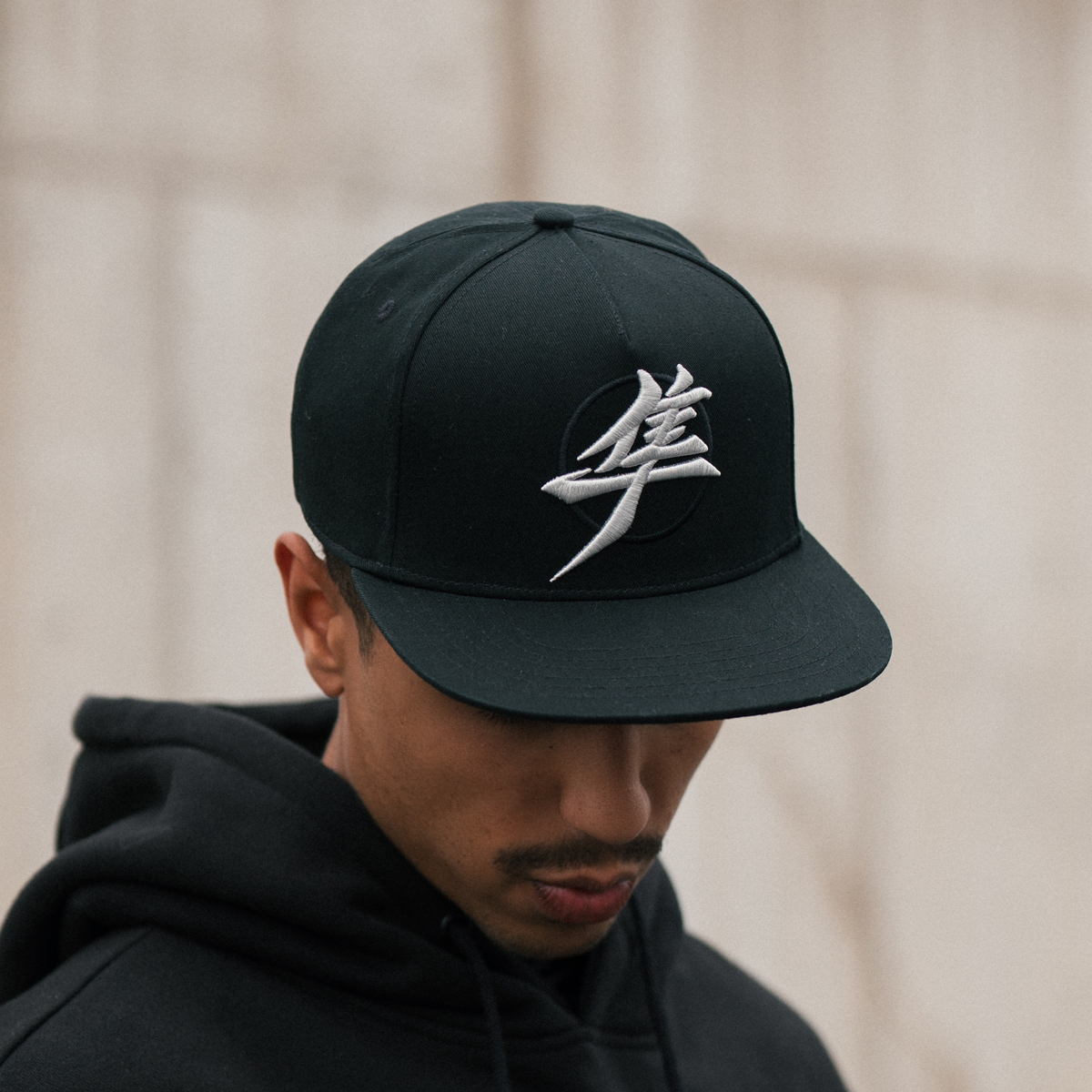 Hayabusa Kanji Black 5 Panel Hat | Suzuki Motor USA, LLC