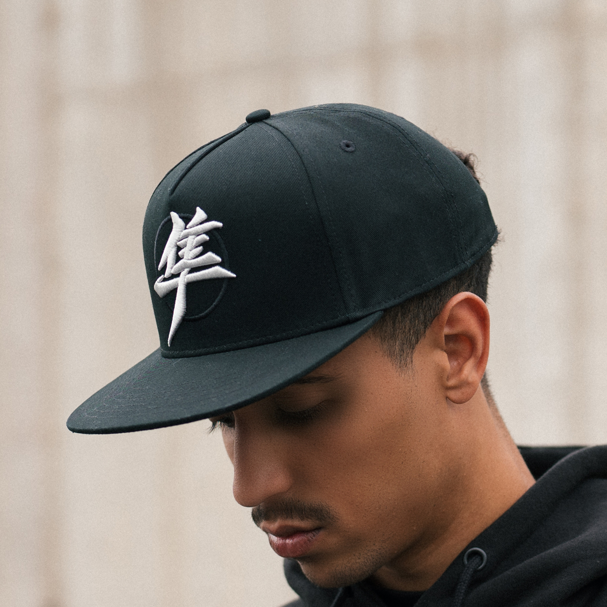 Hayabusa Kanji Black 5 Panel Hat | Suzuki Motor USA, LLC