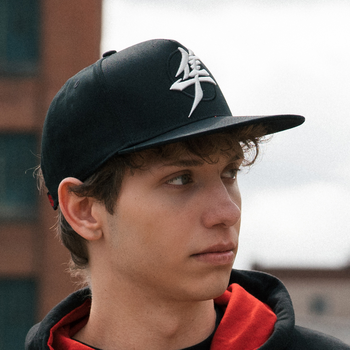 Hayabusa Kanji Black 5 Panel Hat | Suzuki Motor USA, LLC