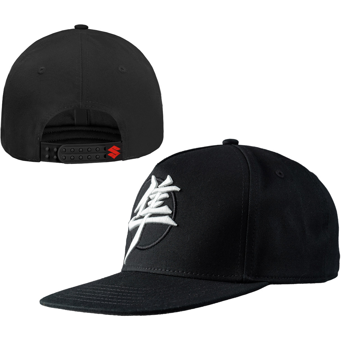 帽子 haa Hayabusa Kanji Black 5 Panel Hat | Suzuki Motor USA, LLC