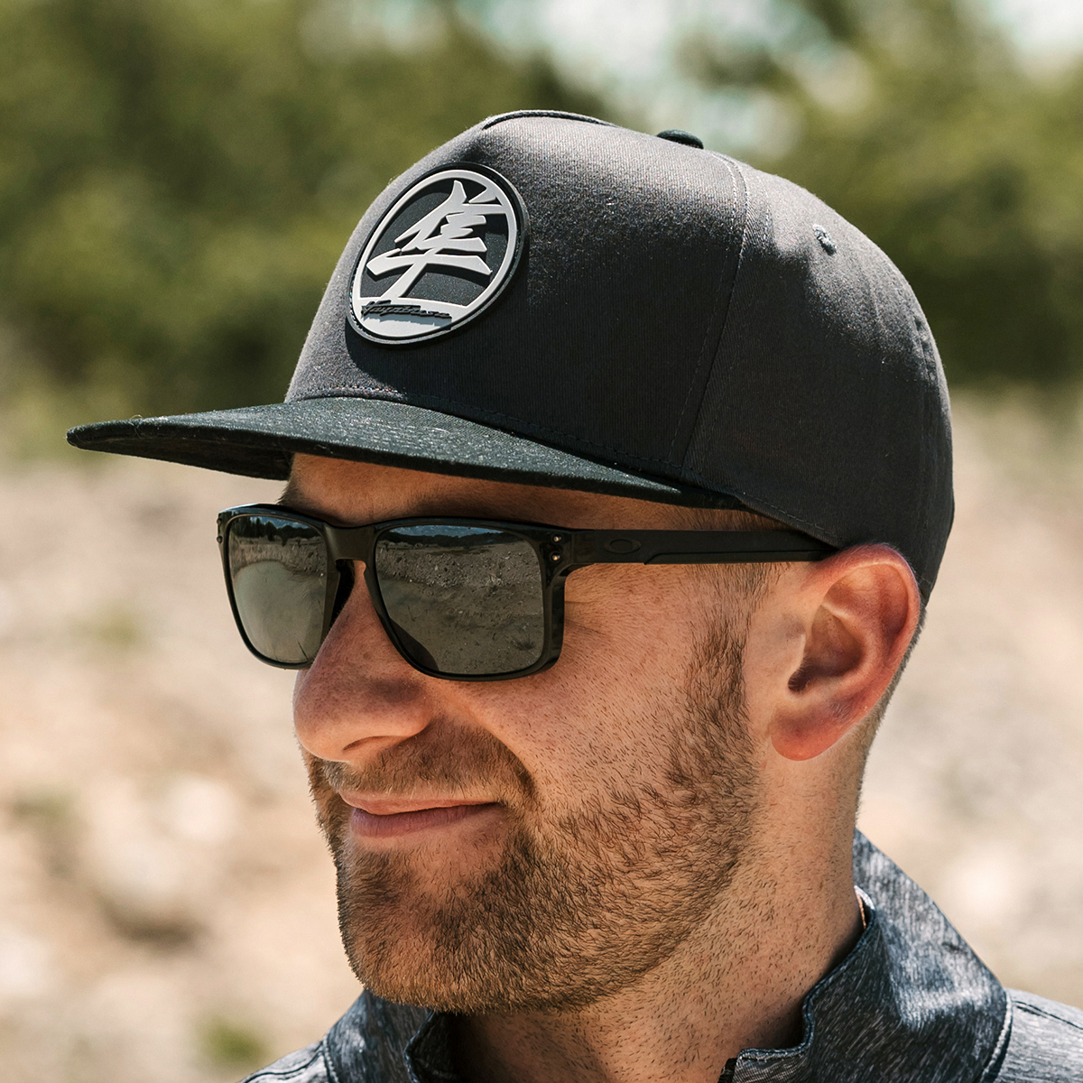 Hayabusa Charcoal Flat Bill Hat | Suzuki Motor USA, LLC