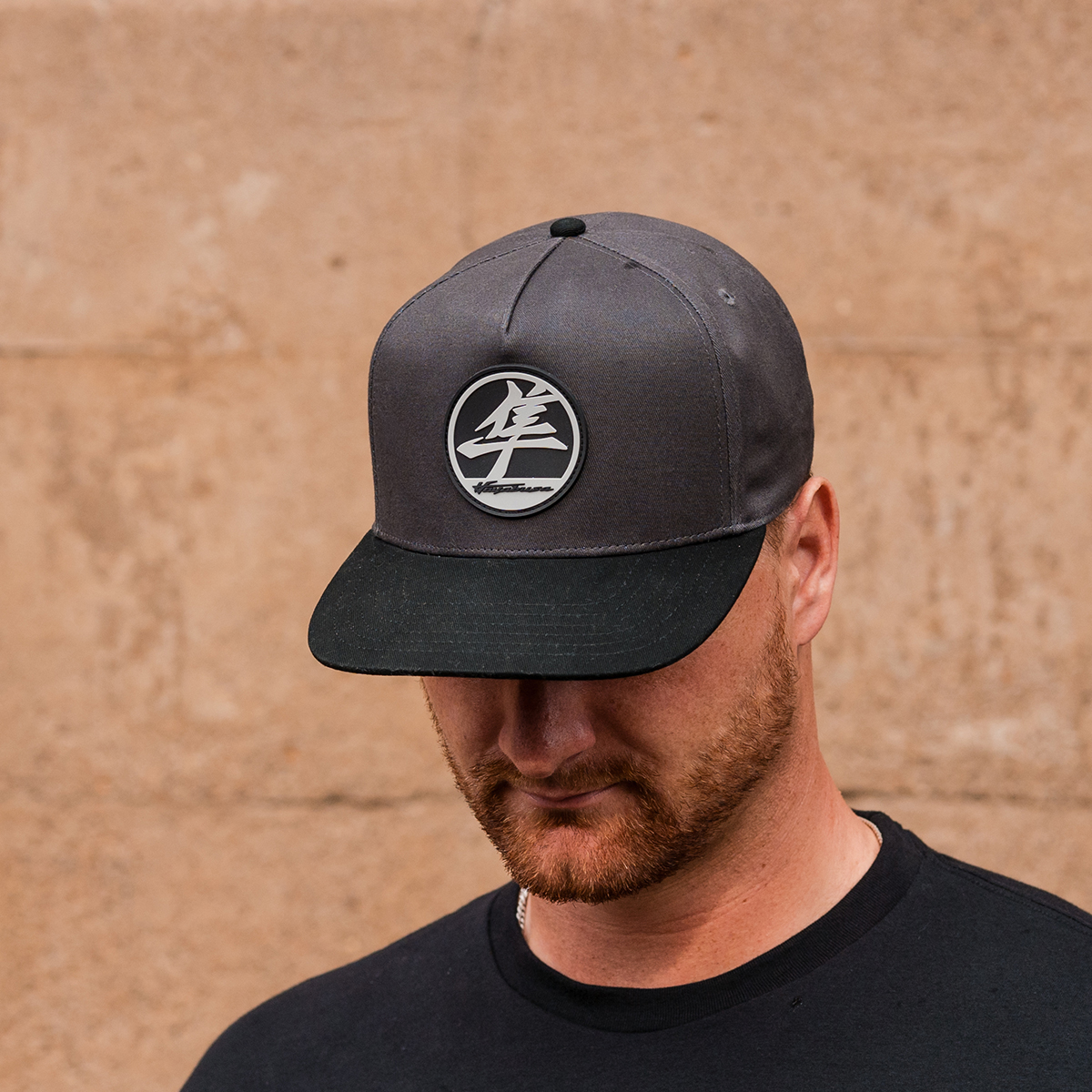 Hayabusa Charcoal Flat Bill Hat | Suzuki Motor USA, LLC