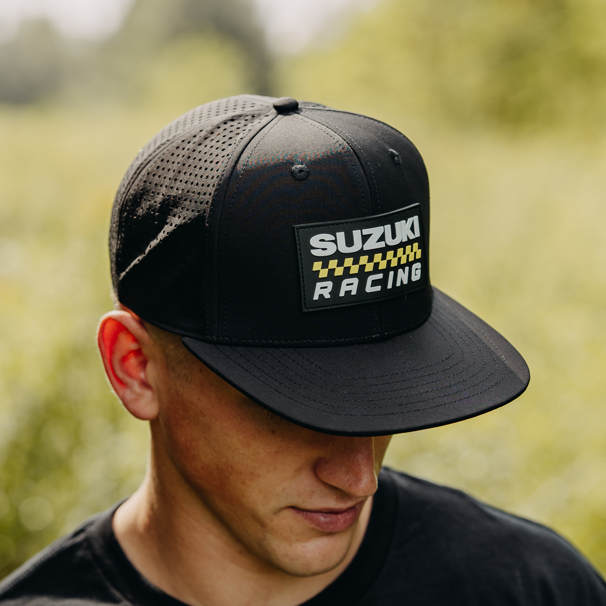 90s LUCKY STRIKE SUZUKI Racing cap タバコ Suzuki Racing Hat