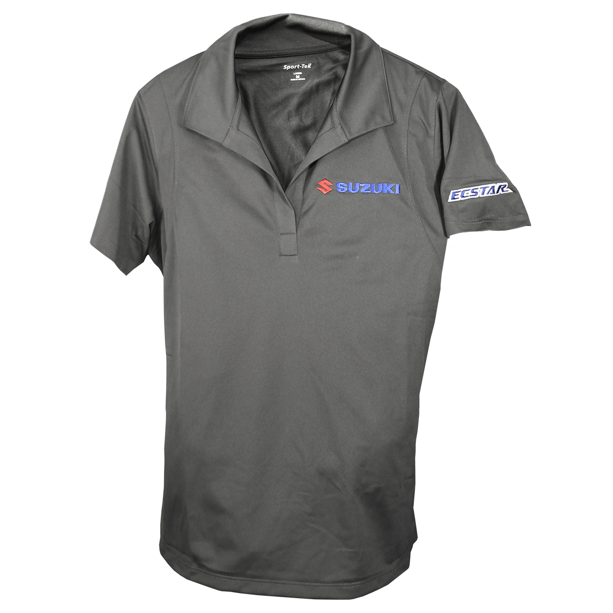 Women's SUZUKI ECSTAR Polo, Gray | Suzuki Motor USA, LLC