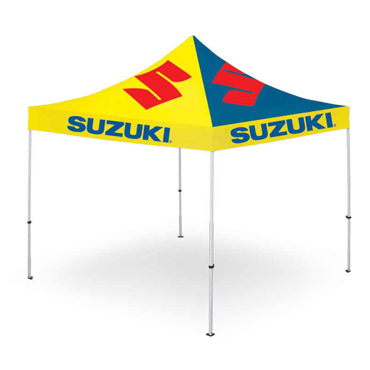Suzuki Shelter, Yellow/Blue | Suzuki Motor USA, LLC