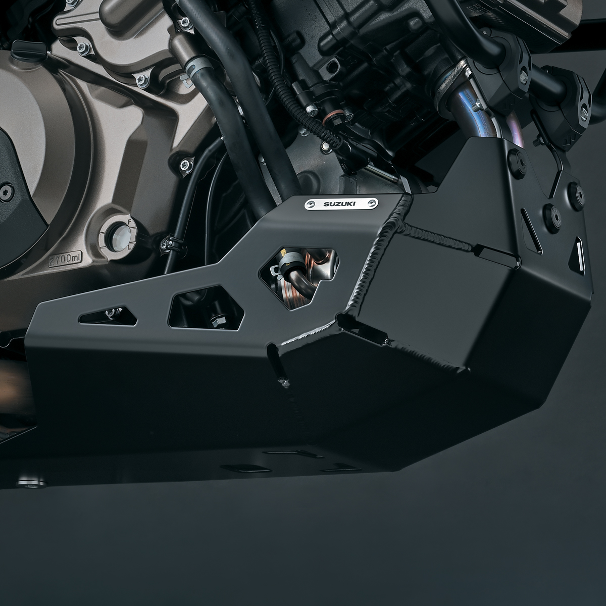 Black Aluminum Skid Plate | Suzuki Motor USA, LLC