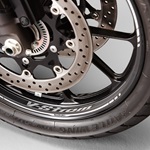 Wheel Decal, 19' Front, Grey V-Strom