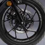 Wheel Decal, 17' Rear, Grey V-Strom