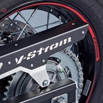 Wheel Decal, 17' Rear, Red V-Strom