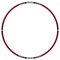 Front Wheel Decal (Red/White V1) Image 1