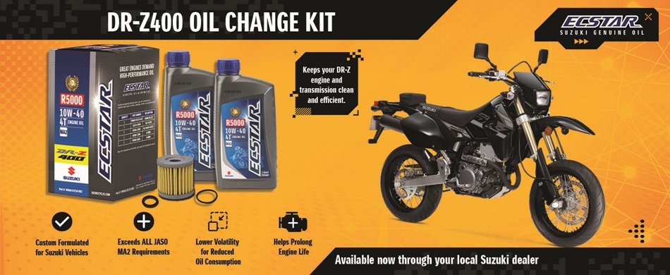 DR-Z400 Oil Change Kit